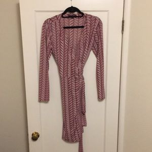 Banana Republic long-sleeved wrap dress